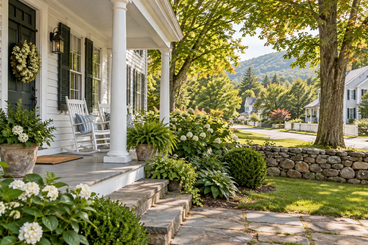 A Berkshires home, illustrative